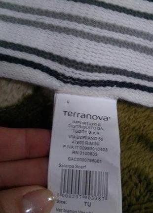 Смугастий шарф terranova2 фото
