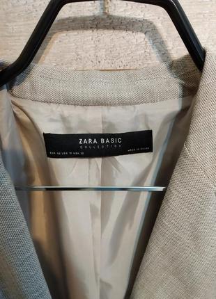 Zara пиджак обмен продажа базовый трендовый   укороченный серый  жакет3 фото