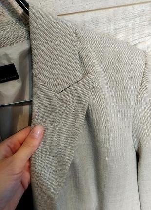 Zara пиджак обмен продажа базовый трендовый   укороченный серый  жакет4 фото