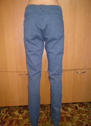 Крутые легкие джинсы принт в горошек5 фото