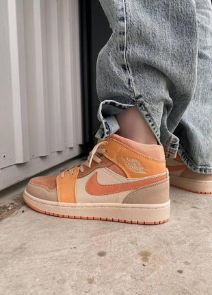 Nike air jordan 1 retro apricot orange