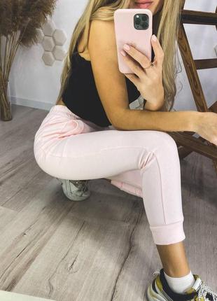 Женские спортивные штаны джогеры с манжетом5 фото