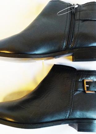 Ботильоны женские кожаные ботинки черные carvela by kurt geiger2 фото