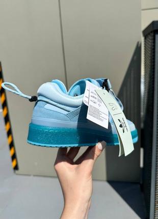 Женские кроссовки adidas forum x bad bunny blue tint6 фото