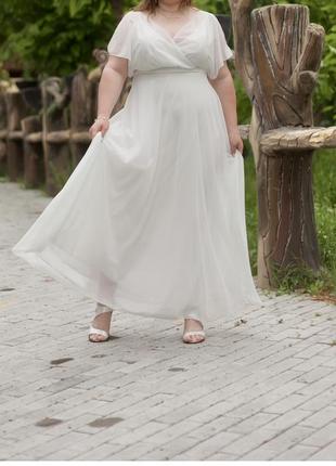 Красивое платье на свадьбы, роспись1 фото