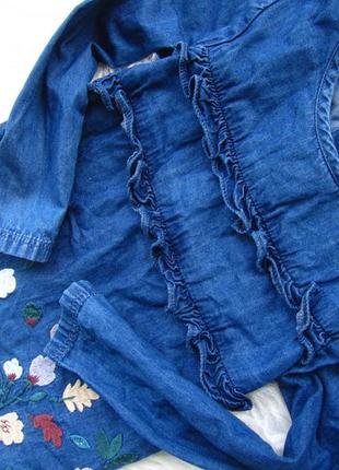 Стильный джинсовая  кофта туника tu3 фото
