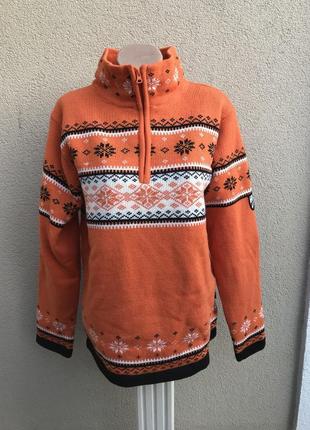 Шерсть,спорт,свитер,термо-толстовка,кофта,водолазка,куртка вязан.гольф в орнамент ,унисек