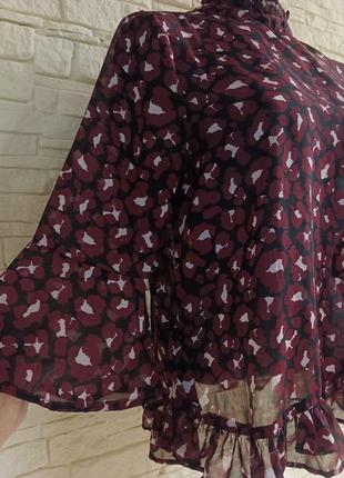 Сифонова летняя блуза свободного кроя, 46-48 размер3 фото
