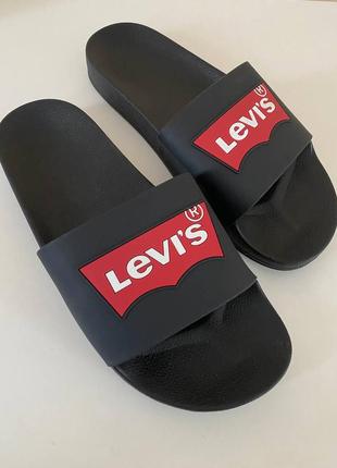 Мужские сланцы шлепанцы levis 41, 42, 43, 44 р.2 фото