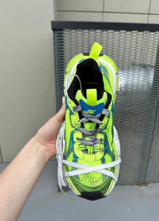 Кроссовки в стиле balenciaga 3xl in fluo yellow3 фото