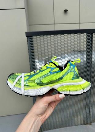 Кроссовки в стиле balenciaga 3xl in fluo yellow5 фото