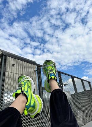 Кроссовки в стиле balenciaga 3xl in fluo yellow9 фото