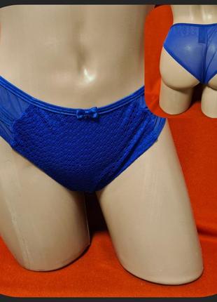 💙яркие синие трусики женские бикини от george2 фото