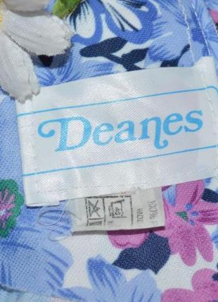 Брендовое макси платье deanes великобритания цветы большой размер3 фото