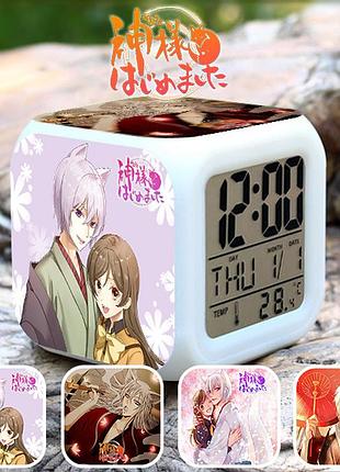 Настільний годинник дуже приємно, бог "томое та нанамі" / kamisama hajimemashita