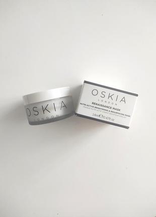 Маска для обновления и осветления кожи oskia renaissance nutri-active brightening &amp; resurfacing mask,1 фото