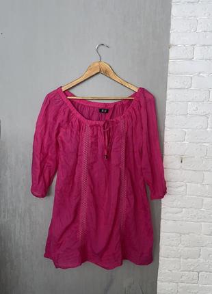 Блуза тонка бавовняна блузка f&amp;f, s3 фото