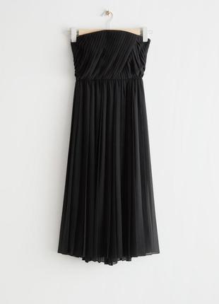 Сукня strapless tube midi dress cos