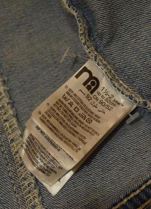 Mothercare джинсова жилетка 1,5-3 роки7 фото