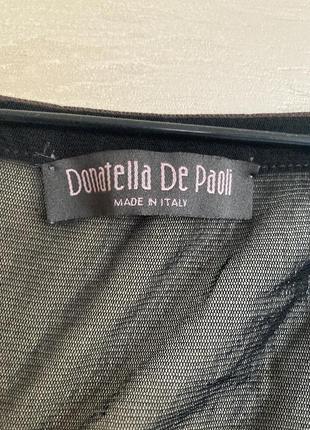 Прозрачная блуза с вилюром donatella de paoli, дорогой итальянский бренд  в стиле crea annette gortz3 фото