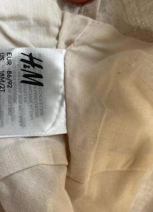 Панама лен h&amp;m на 1-2 года5 фото