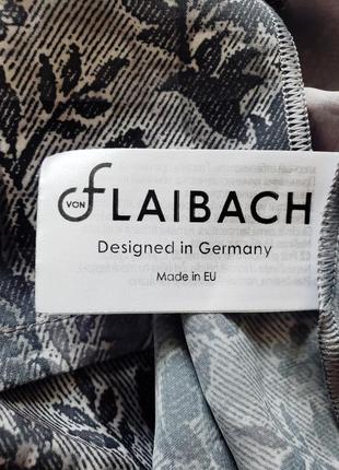 Люксовая натуральная 85 % вискоза блуза в винтажном стиле flaibach германия2 фото