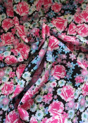 Ткань для шитья одежды: отрез штапель в принт