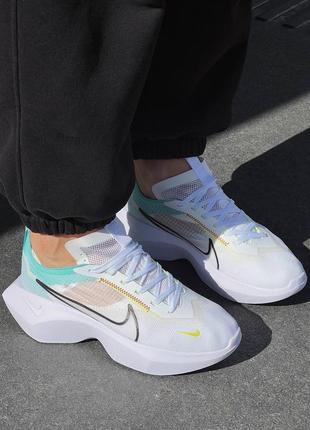 Женские кроссовки nike vista white blue yellow