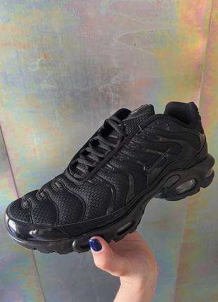 Мужские кроссовки nike air max tn  plus  triple black