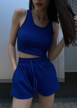 Трендовый костюм рубчик разные цвета