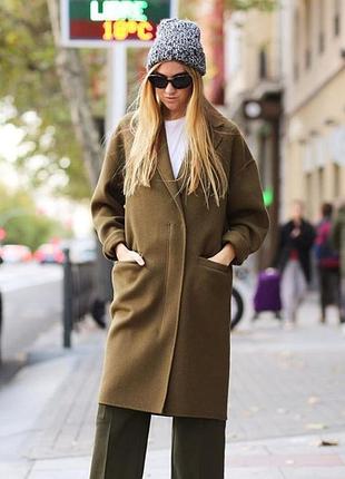 Шапка грубої в'язки меланж сіра