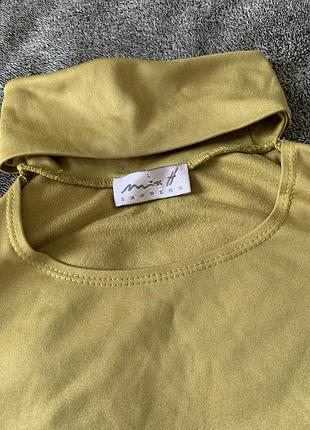 Лонгслив, водолазка, гольфик с вырезом2 фото