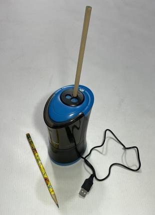 Точилка для карандашей автоматическая latow, аккумуляторная, germany, состояние идеальное!2 фото