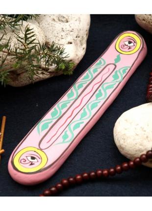 Подставка под аромапалки терракот "лижа"