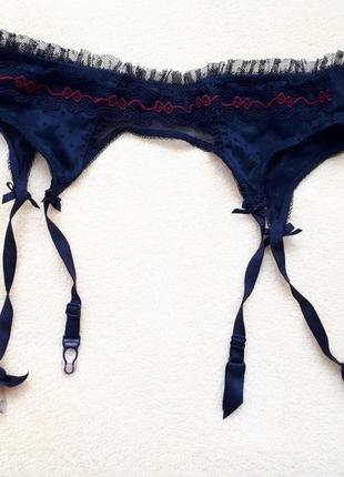 Новый черный французский пояс подтяжка для чулков франция м/m/10/38 valisere