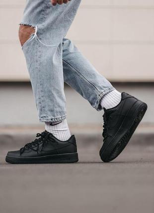 Мужские и женские кроссовки  nike air force 1 black