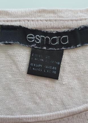 Льняная футболка блуза esmara9 фото