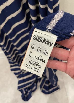 Платье макси в полоску superdry evee3 фото