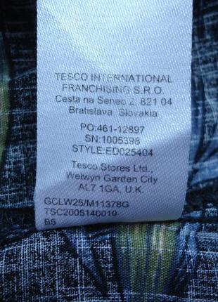 Рубашка  гавайская f&f cotton гавайка большая (3xl)7 фото
