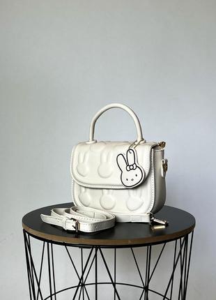Женская сумка bunny белая2 фото