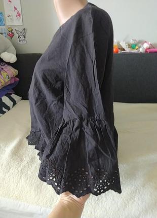 Легка котонова блуза, прошва, розмір 384 фото