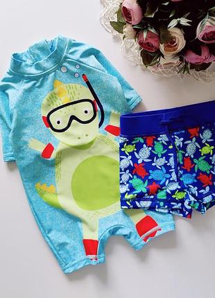 Нові плавки шортиками та купальник  артикул: 162