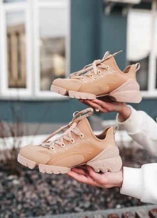 Крихітки жіночих d-connect sneaker beige 1 диор конект