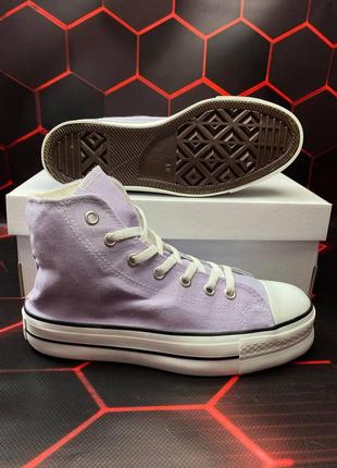 Кеды женские converse high platform lilac конверс7 фото