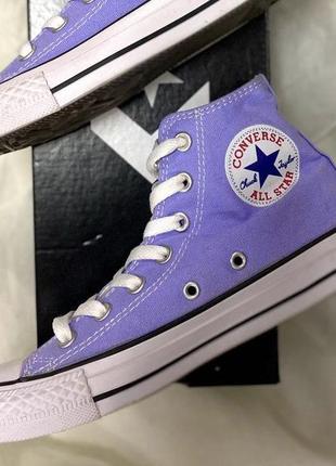 Женские кеды   converse chuck 70 classic high top purple