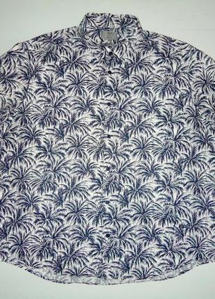 Рубашка  гавайская m&s cotton гавайка (xxl)
