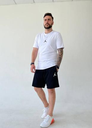 Спортивный летний костюм jordan мужской,спортивный костюм на лето,комплект двойка футболка шорты