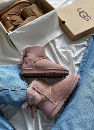 Черевики ugg mini чоботи, уггі зимові8 фото