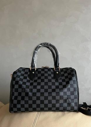 Сумка женская louis vuitton speedy grey