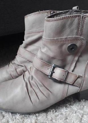 Распродажа! кожаные удобные сапоги ботинки tamaris2 фото